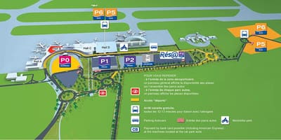 Toulouse aeroporto terminal mapa