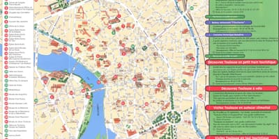 Mapa de Toulouse cidade