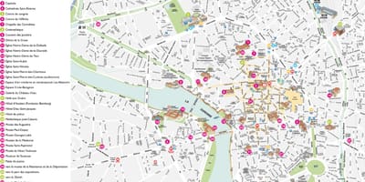 Toulouse turismo mapa