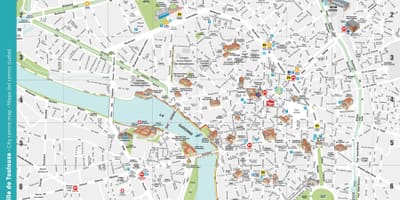 Mapa de Toulouse parque