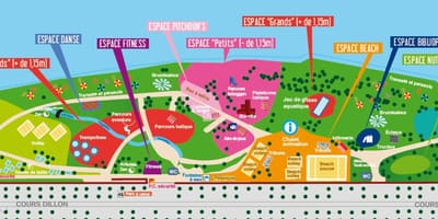 Mapa de Toulouse praia