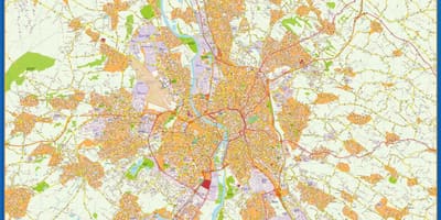 Mapa de Toulouse tenda