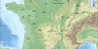 Xeográfica mapa de Toulouse
